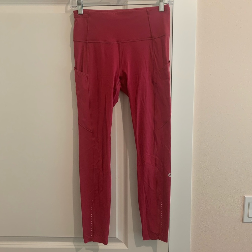 Lululemon Fast and Free High Rise 7/8 Refective